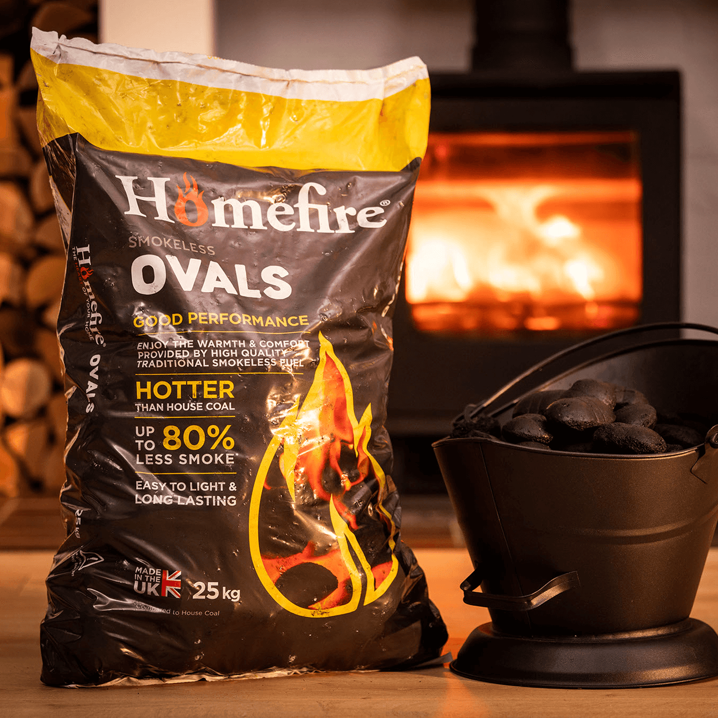 Homefire Ovals Smokeless Coal - 25kg