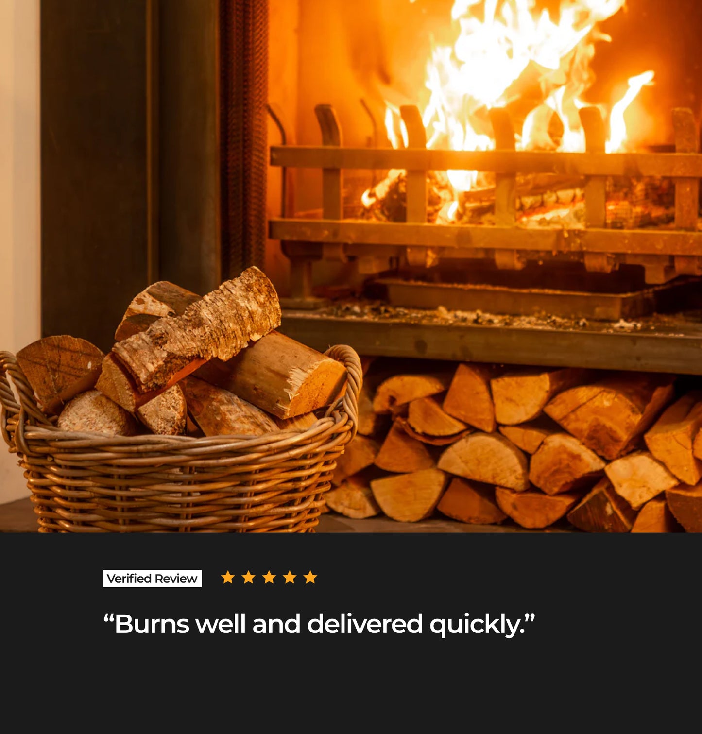 Homefire Kiln Dried Firewood - Standard Crate
