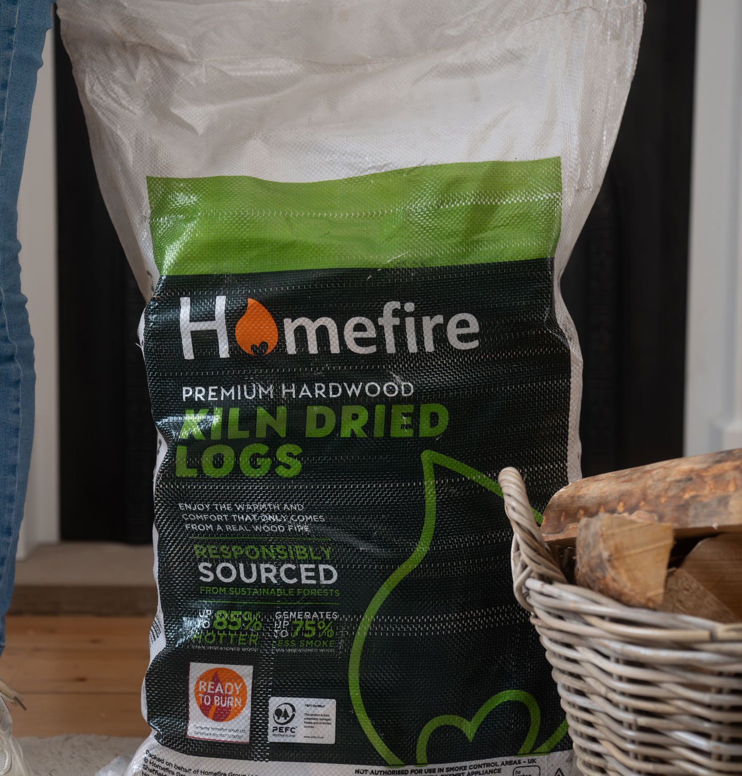 Homefire Kiln Dried Logs - Large Handy Bag