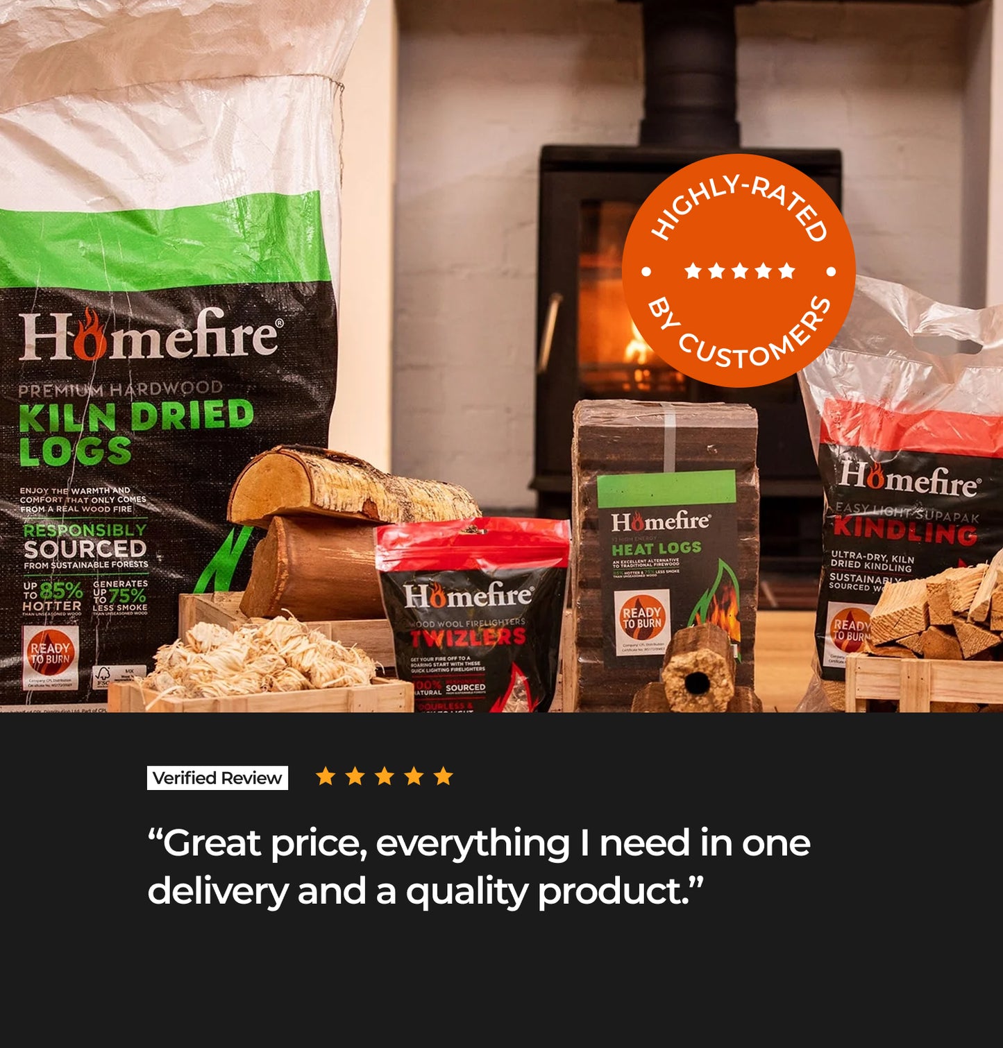 Spring Log Burner Starter Kit