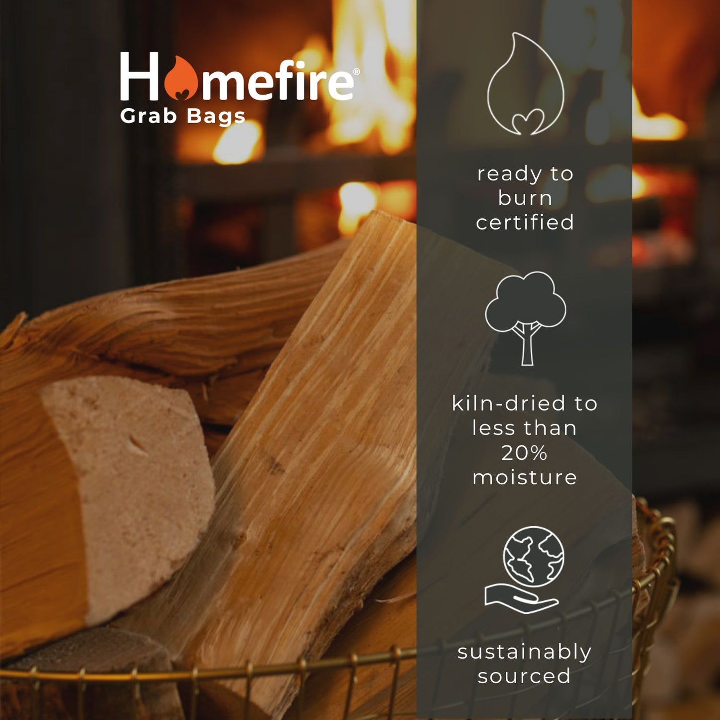 Homefire Kiln Dried Logs - Grab Bag