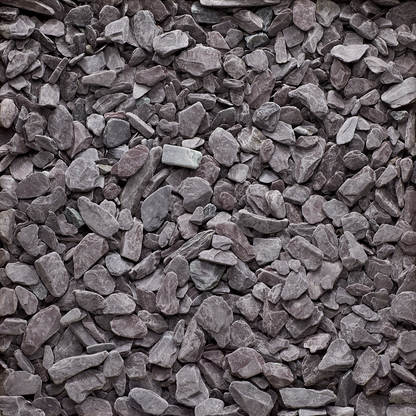 Close-up of plum grey slate