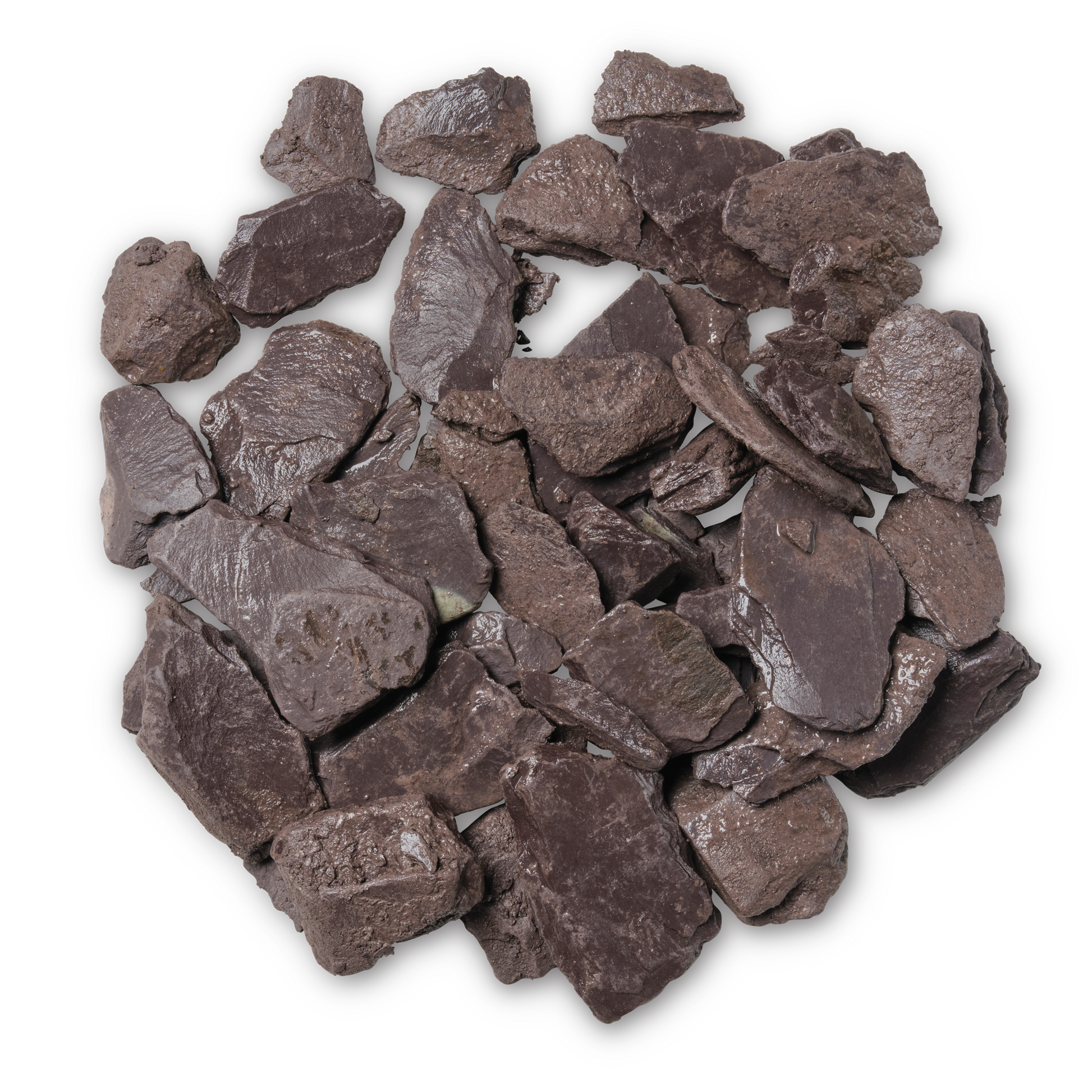 Close-up of plum grey slate