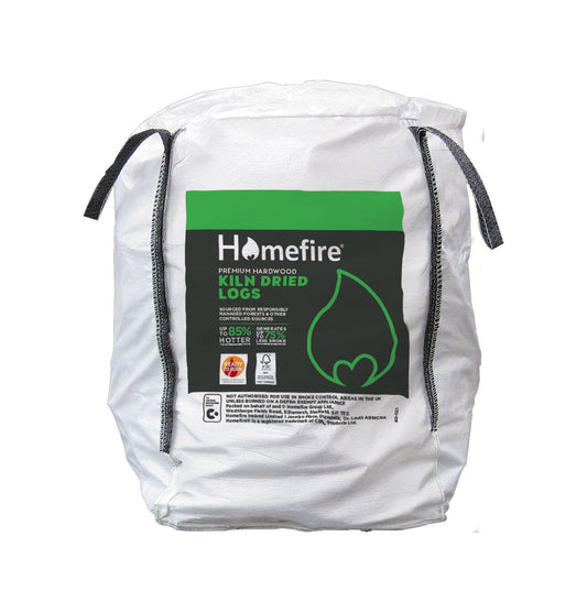 Homefire Kiln Dried Hardwood Logs - Bulk Bag (0.8m3)