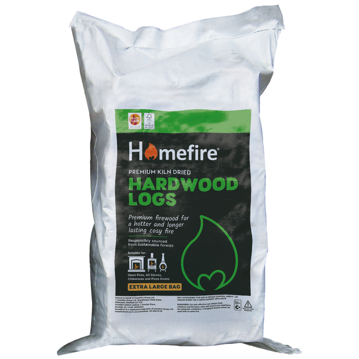 Homefire Kiln Dried Logs - Large Handy Bag