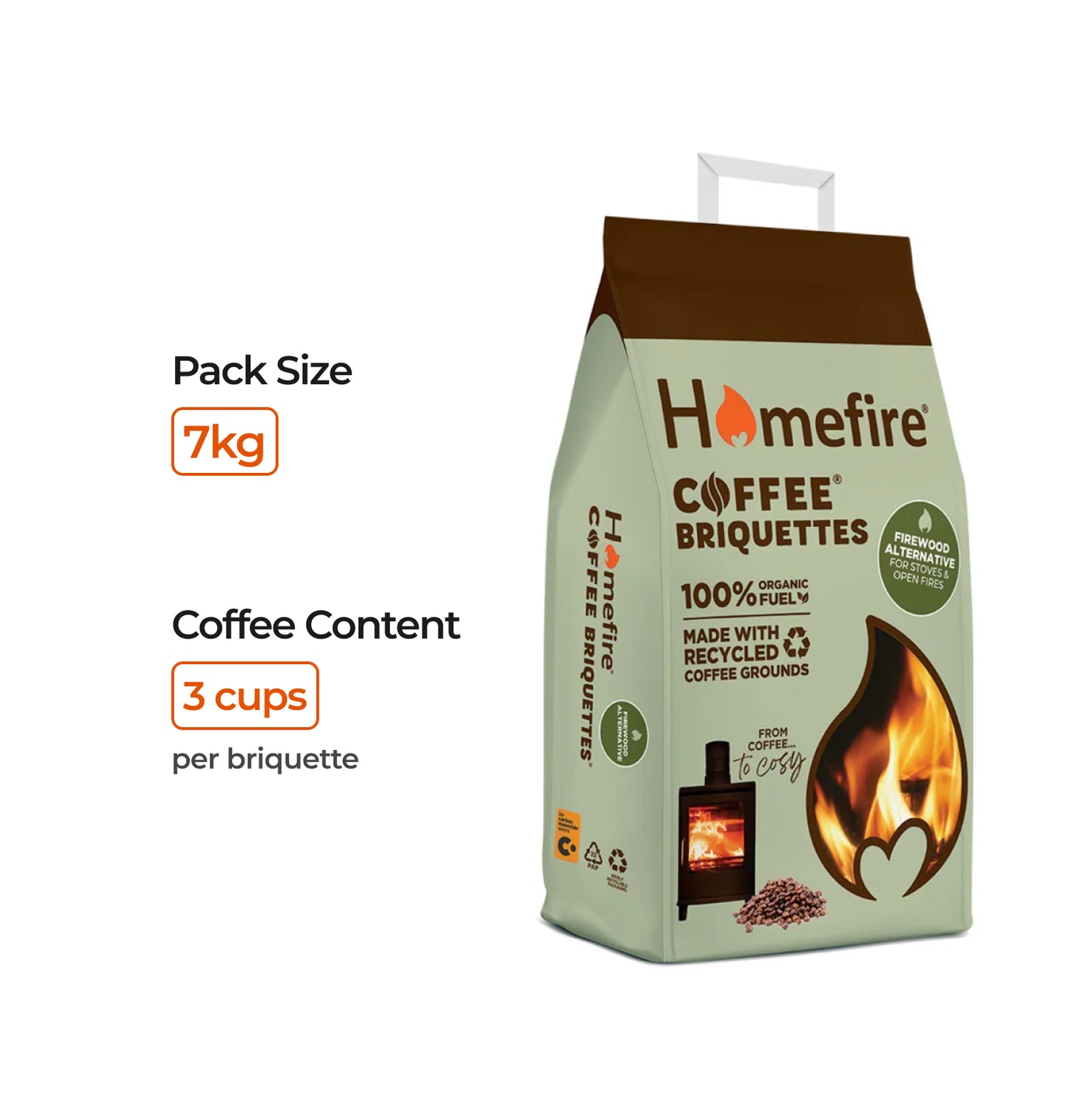 Homefire Coffee Briquettes