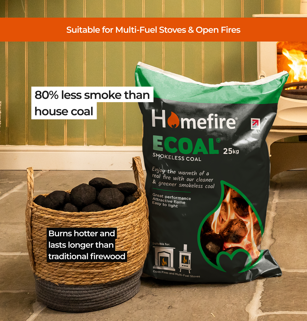 Homefire Ecoal Smokeless Coal