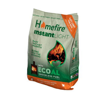 Homefire Instant Light Smokeless Coal Fire - 3kg
