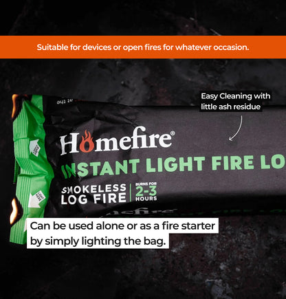 Homefire Instant Light Fire Logs x 10