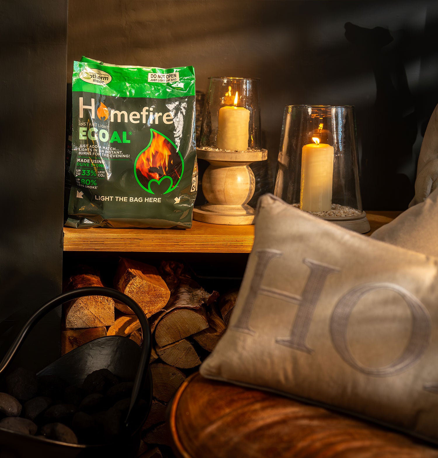 Homefire Instant Light Smokeless Coal Fire - 4kg