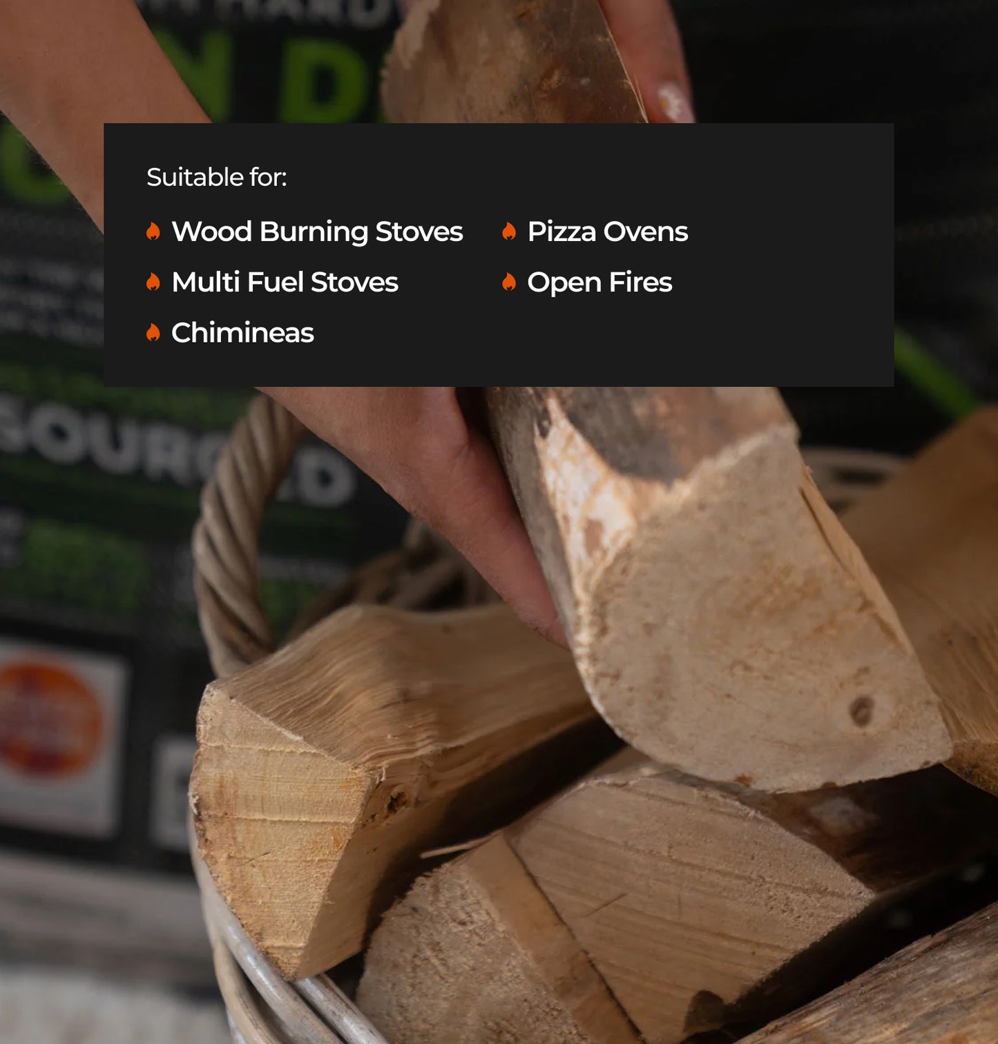 Homefire Kiln Dried Firewood - Standard Crate