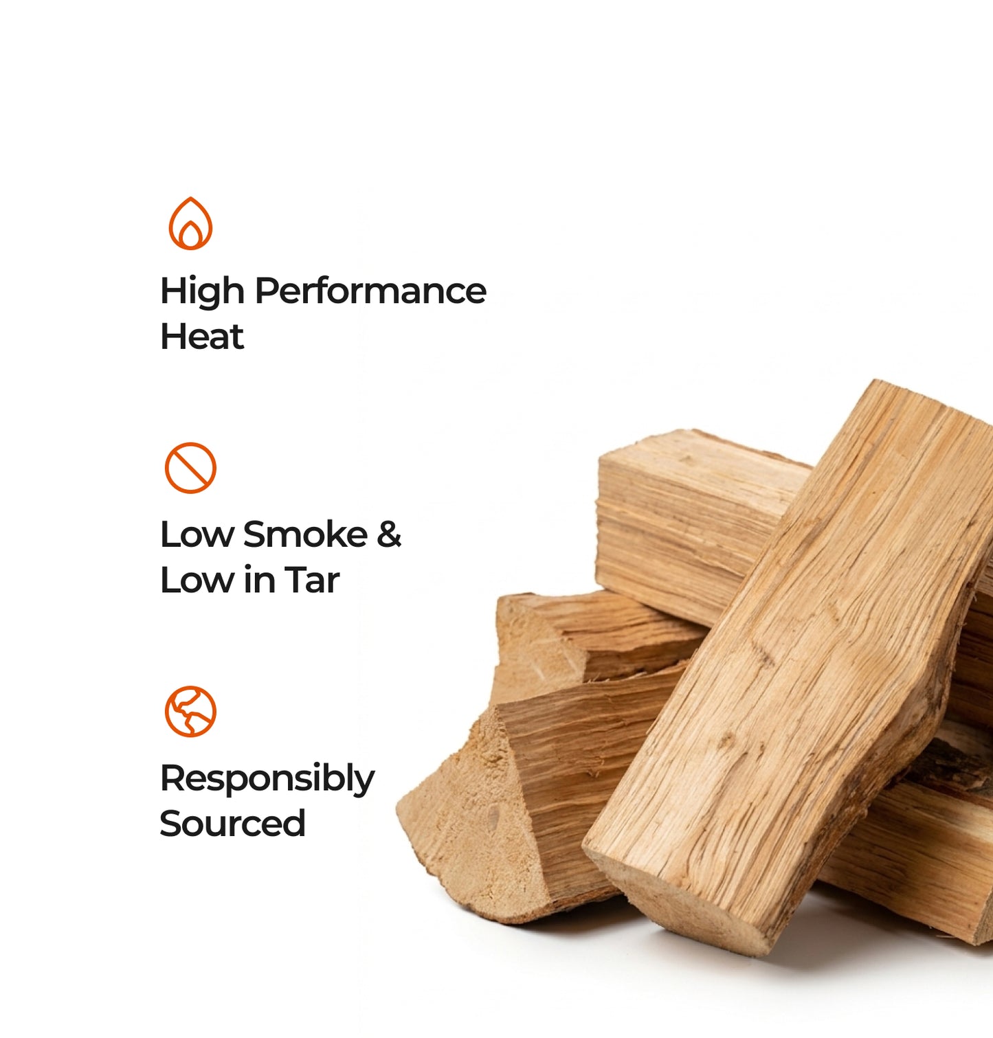Homefire Kiln Dried Hardwood Logs - Bulk Bag (0.6m3)