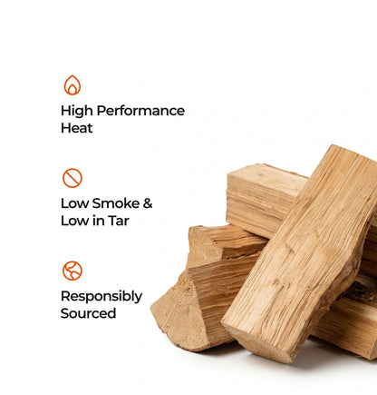 Homefire Kiln Dried Hardwood Logs - Bulk Bag (0.6m3)