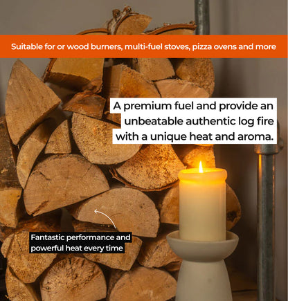 Homefire Kiln Dried Hardwood Logs - Bulk Bag (0.6m3)