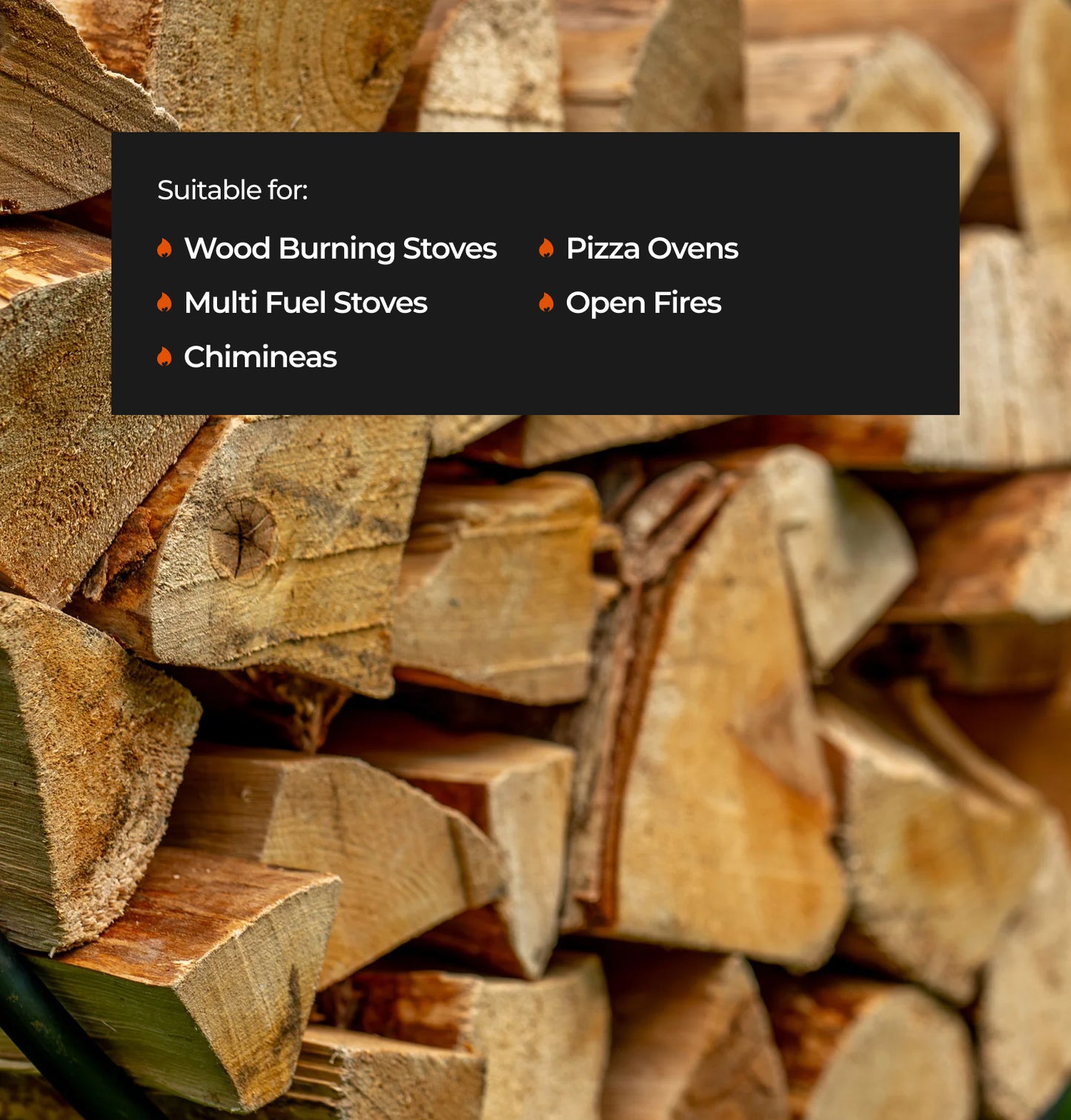 Homefire Kiln Dried Hardwood Logs - Bulk Bag (0.8m3)