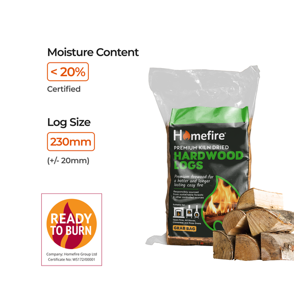 Homefire Kiln Dried Logs -  Grab Bag