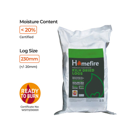 Homefire Kiln Dried Logs - Large Handy Bag