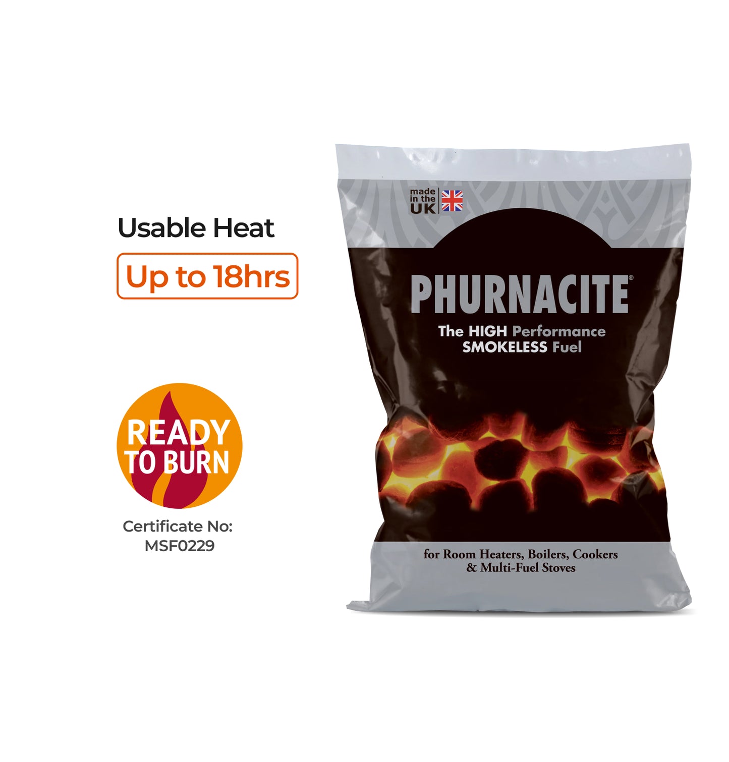 Phurnacite Smokeless Coal - 25kg