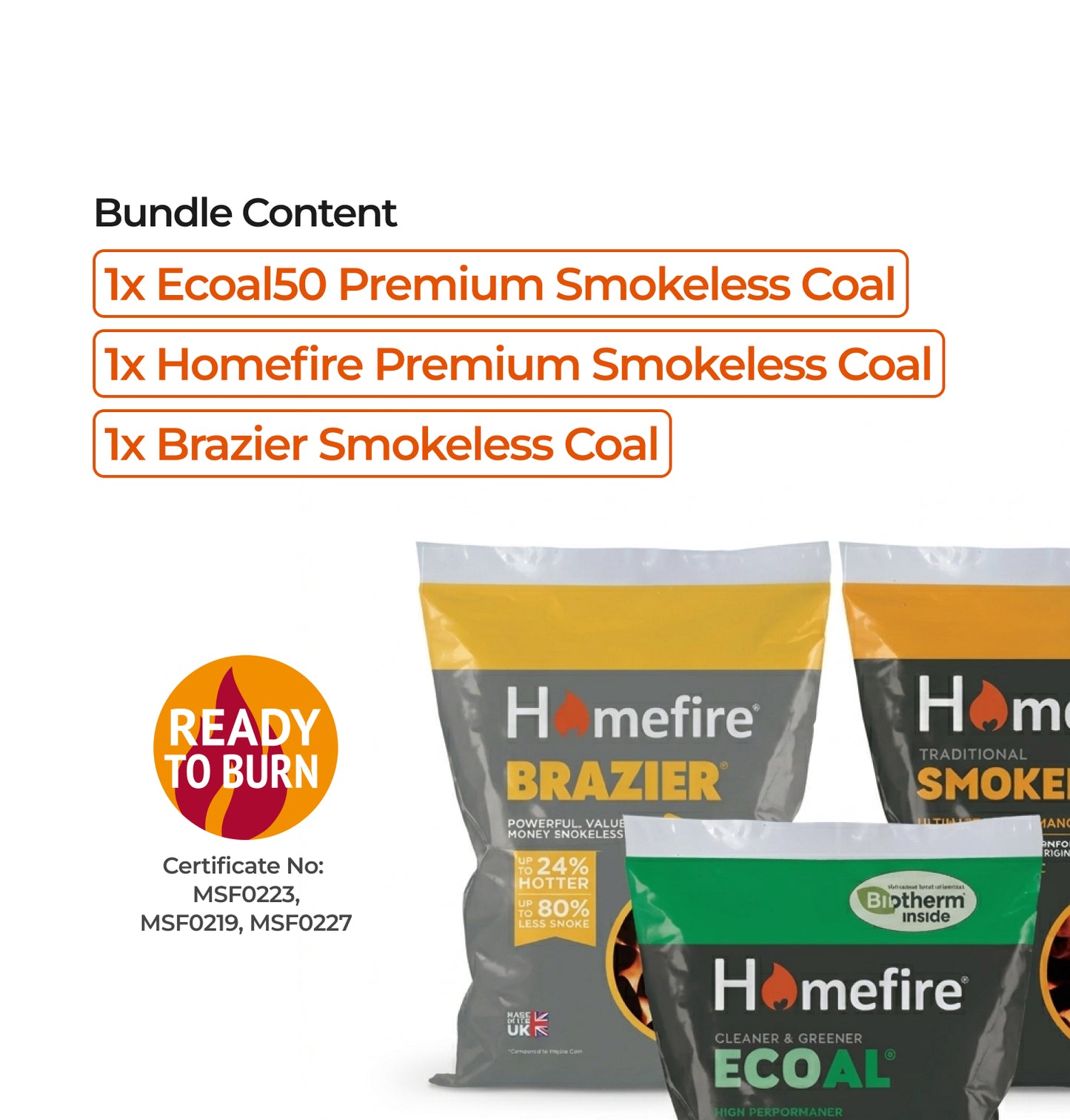 Smokeless Coal Sample Pack