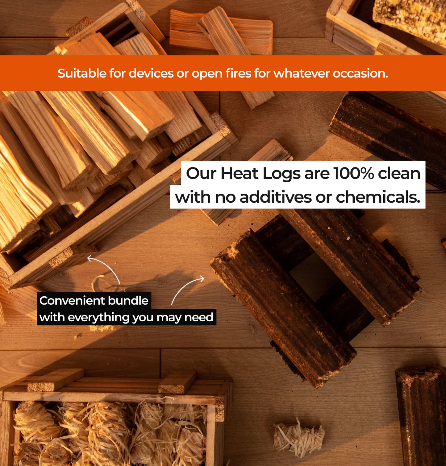 Spring Heat Log Burner Bundle