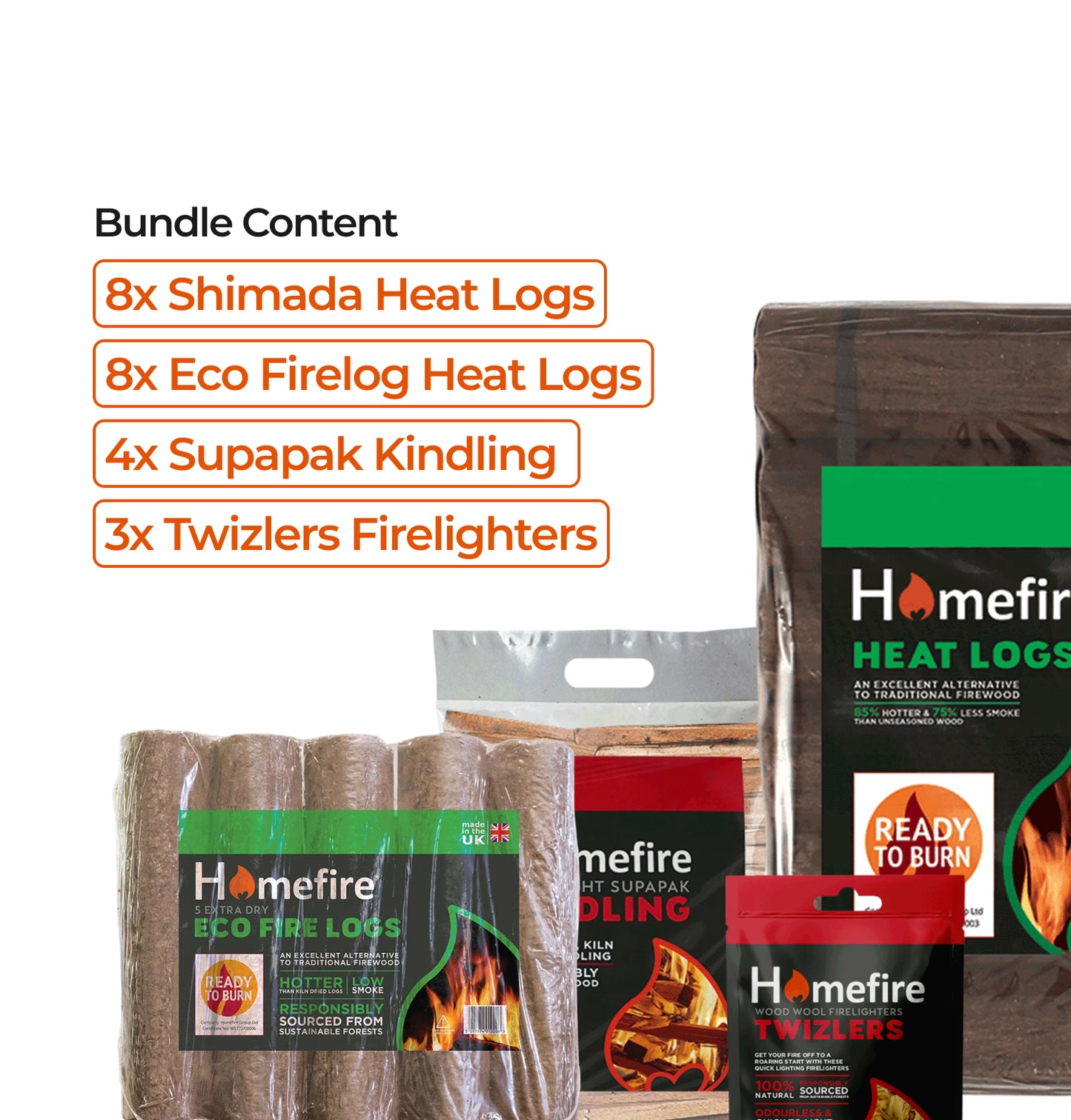 Spring Heat Log Burner Bundle