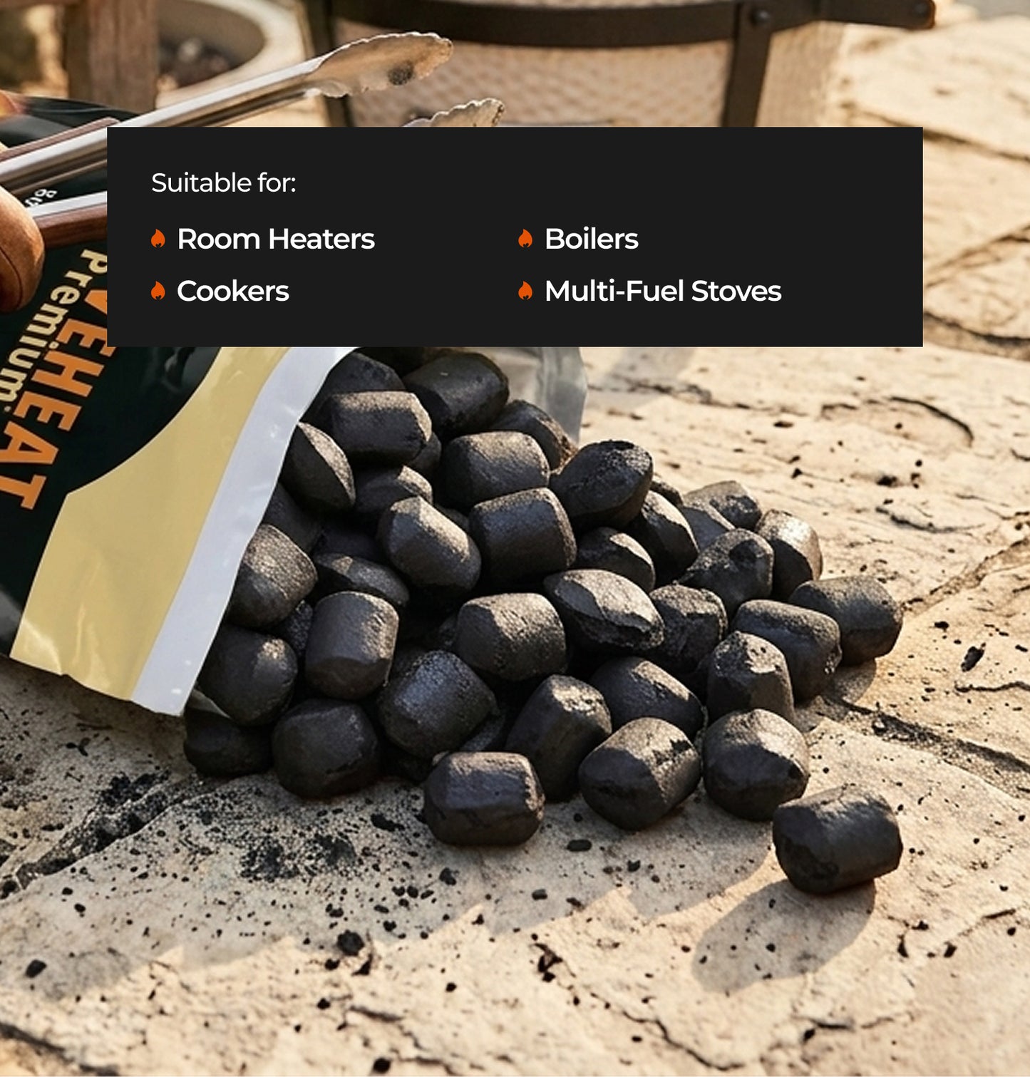 Stoveheat Smokeless Coal - 25kg