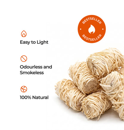 Twizlers Wood Wool Natural Firelighters - 300g