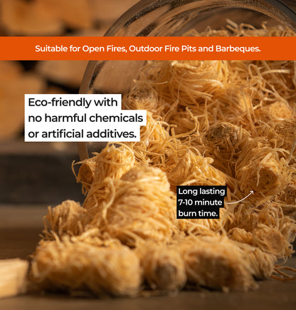 Twizlers Wood Wool Natural Firelighters - 300g