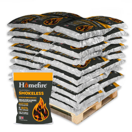 Homefire Smokeless Coal - 40 x 25kg bag Full Pallet