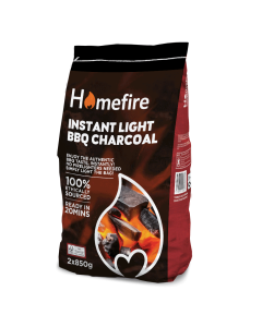 Homefire Instant Light Lumpwood Charcoal - 2 x 850g